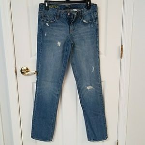 3/$30 J Crew Distressed Matchstick Jeans